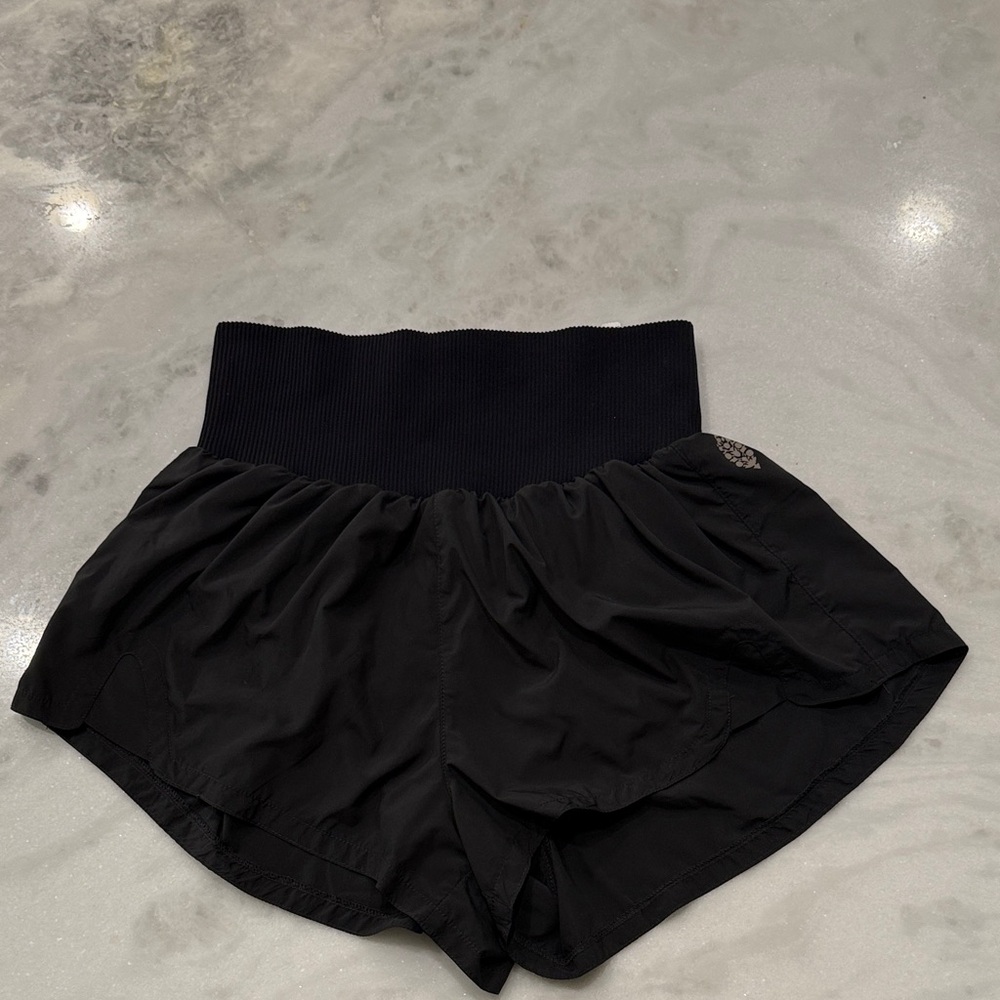 FP Movement by Free People Black High-Waist Shorts